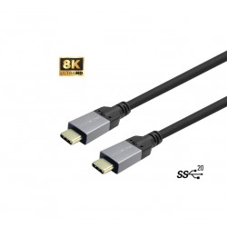 Kabel Vivolink USB C-C 3.2, 100W, 0,5m