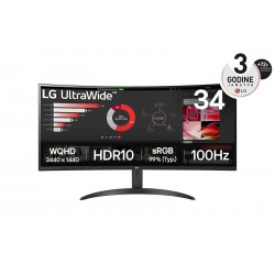 Monitor LG 34WR50QK-B