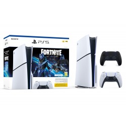 Igralna konzola PlayStation 5 Slim (Fortnite) in dodaten kontroler (črn)