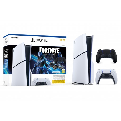 Igralna konzola PlayStation 5 Slim (Fortnite) in dodaten kontroler (črn)