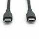 Kabel Digitus kabel USB C-C, 0,5m, 60W, črn