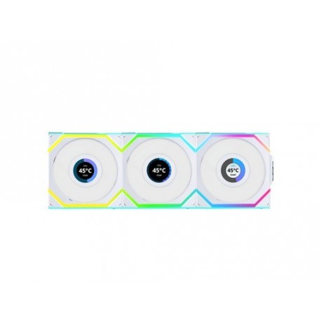 Ventilator za ohišje Lian Li UNI FAN SL Wireless 120mm, 3 Pack + kontroler, bel