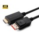 Kabel MicroConnect 4K Display Port 1.4 v HDMI 2.0, 2m