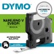 Trak DYMO D1 6mm x 7m črno/ bel