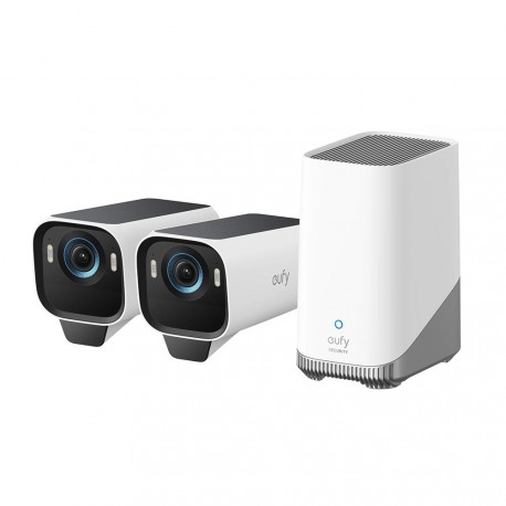 IP kamera Anker Eufy Security eufyCam S3 Pro, komplet 2 kameri + baza, T88923W1