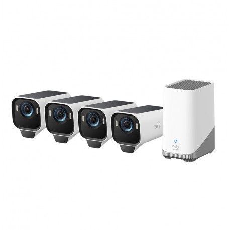 IP kamera Anker Eufy Security eufyCam S3 Pro, komplet 4 kamere + baza, T88943W1