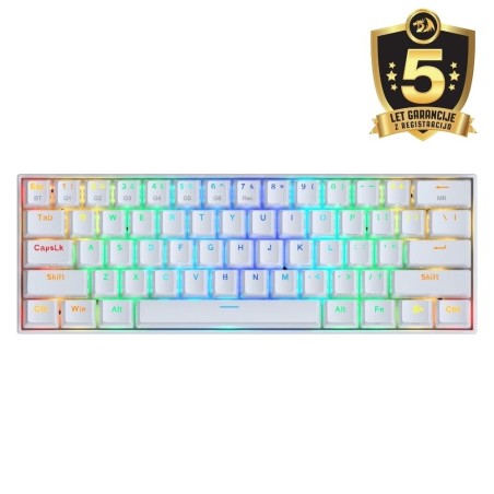 Tipkovnica Redragon Draconic K530RGB Pro, bela