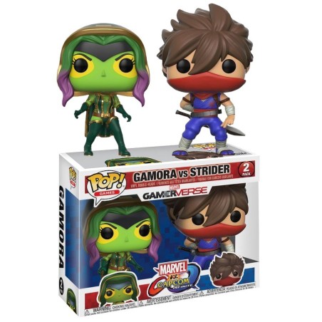Figura POP! 2-PACK: CAPCOM VS. MARVEL: GAMORA VS STRIDER