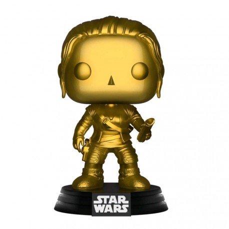 Figura FUNKO POP: STAR WARS - REY (CHROME - MATT GOLD)(EXCL.)