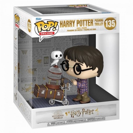 Figura FUNKO POP DELUXE: HP ANNIVERSARY- HARRY PUSHING TROLLEY