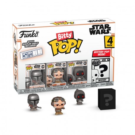 Figura FUNKO BITTY POP: MANDALORIAN 4PK - MANDALORIAN