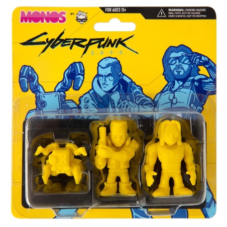 Figura JINX Cyberpunk 2077 Monos Silverhand Set - Series 1 Yellow