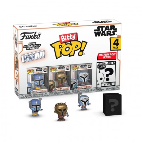 Figura FUNKO BITTY POP: STAR WARS - HEAVY MANDALORIAN 4PK