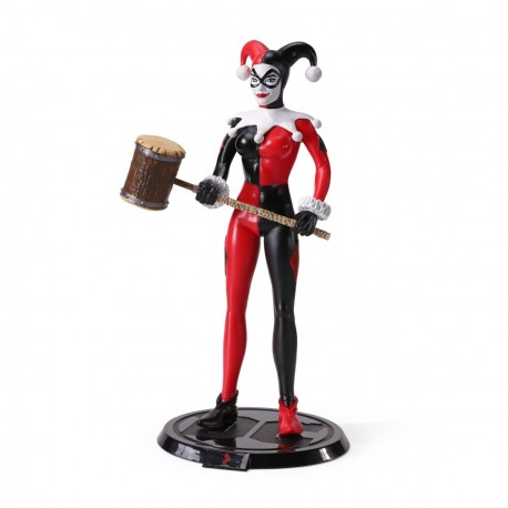 Figura NOBLE COLLECTION DC - SS - HARLEY QUINN JESTER BENDYFIG