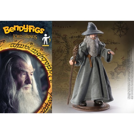 Figura NOBLE COLLECTION - LORD OF THE RINGS - BENDYFIGS - GANDALF