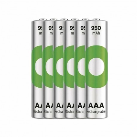 Polnilna baterija GP AAA-950 mAh Ni-Mh, 6 kom