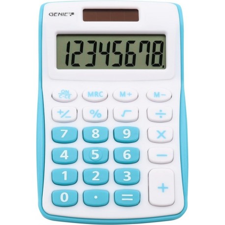 Kalkulator genie 8-mestni, žepni, moder