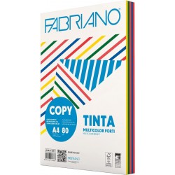 Papir barvni mix A4 80g intenziv fabriano 1/250