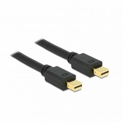 Kabel Delock DisplayPort mini, 0,5m, 4K, črn