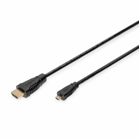 Kabel Digitus HDMI/D mikro, 1m, 4K, črn