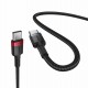 Kabel Baseus USB C-C, 1m, 100W, 2kos, črn