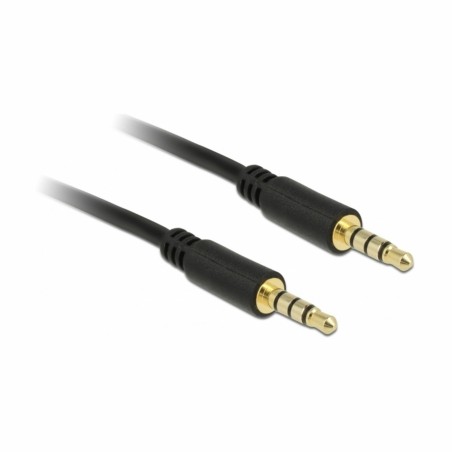 Kabel Delock AVDIO 3,5M-3,5M, 1m, črn