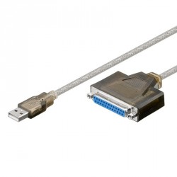 Kabel Goobay 1,5m USB na D-SUB 25-pin za tiskalnik