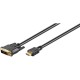 Kabel Goobay DVI-D (18+1) na HDMI (type A) 1,5m