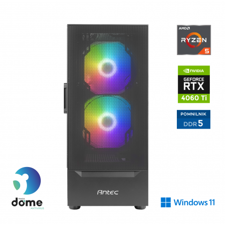 Računalnik ANNI Gamer Advanced R5 7600X / RTX 4060 Ti / 16 GB / 1 TB / W11H