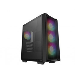 Računalniško ohišje DeepCool CC560 MESH V2, ATX, Midi-Tower, ARGB, steklo, črno