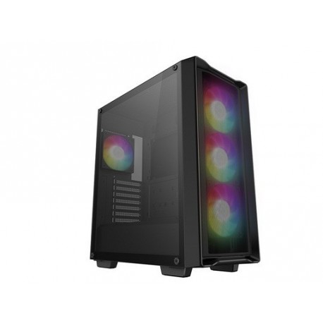 Računalniško ohišje DeepCool CC560 MESH V2, ATX, Midi-Tower, ARGB, steklo, črno