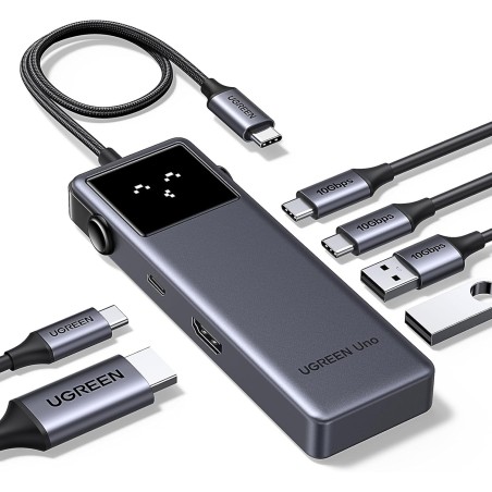 Priklopna postaja Ugreen Uno 6v1, USB-C