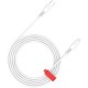 Kabel CANYON CLN30SC, USB-C to Lightning, 30W, 1.2m, bel