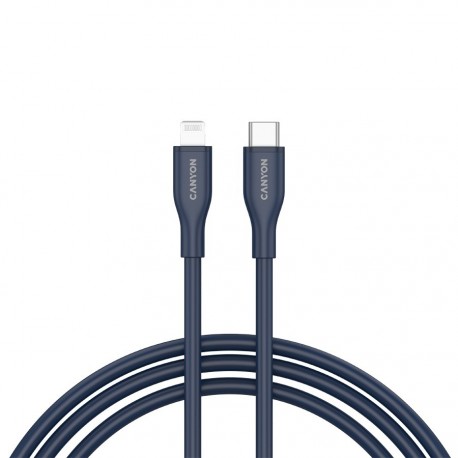 Kabel CANYON CLNM60, USB-C to Lightning, 60W, 1m, moder