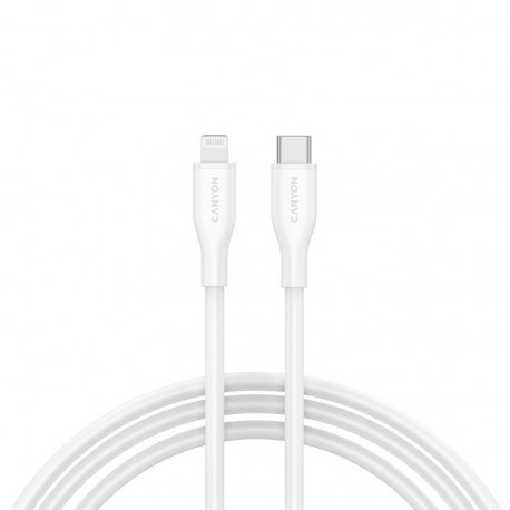 Kabel CANYON CLNM60, USB-C to Lightning, 60W, 1m, bel