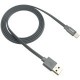 Kabel CANYON, USB to lightning, 1m, siv