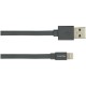 Kabel CANYON, USB to lightning, 1m, siv