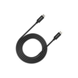 Kabel CANYON UC-42, USB-C to USB-C, 240W, 2m, črn