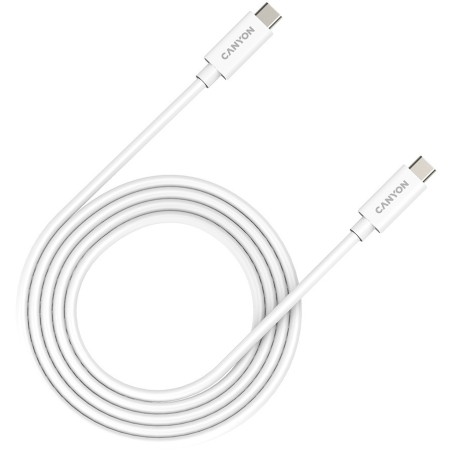 Kabel CANYON UC-42, USB-C to USB-C, 240W, 2m, bel