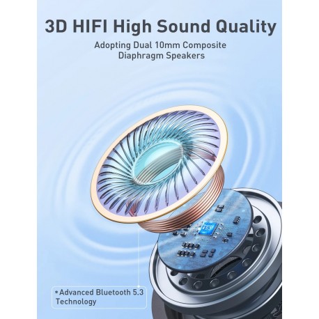 Slušalke TaoTronics TT-BH115, črne