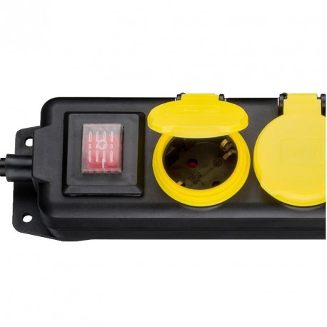 Podaljšek GOOBAY IP44 s 3 vtičnicami in stikalom​, 3m