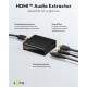 Pretvornik GOOBAY Audio Extractor 4K HDMI