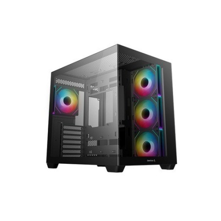 Računalniško ohišje DeepCool CG530 4F, ATX, Midi-Tower, kaljeno steklo, črno