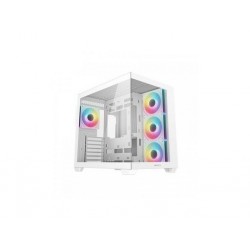 Računalniško ohišje DeepCool CG530 4F WH, ATX, Midi-Tower, kaljeno steklo, belo