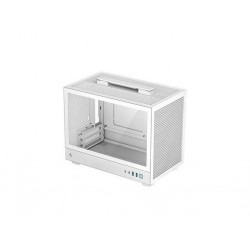 Računalniško ohišje DeepCool CH160 WH, Mini-ITX, kaljeno steklo, belo
