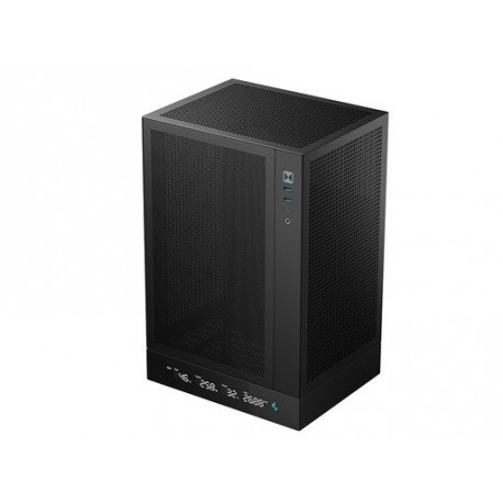 Računalniško ohišje DeepCool CH170 DIGITAL, Mini-ITX, LCD, črno