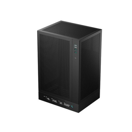 Računalniško ohišje DeepCool CH170 DIGITAL, Mini-ITX, LCD, črno