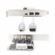 Kartica Digitus PCIe Firewire 400 4/6 pin kabel 0,7m + LowProfile DS-30201-5