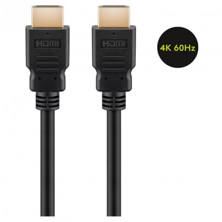 Kabel HDMI - HDMI 0.5m 4K/60Hz Goobay