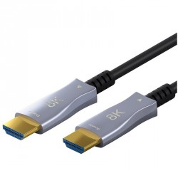 Kabel GOOBAY HDMI na HDMI z Ethernet AOC, pozlačen, 10m